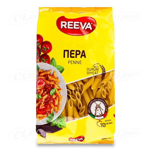 Вироби макаронні «Reeva» Пера, 400г