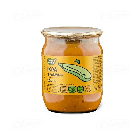 Ікра «Повна Чаша»® з кабачків, 510г