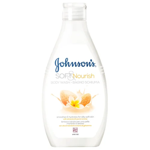Гель для душу Johnson's® Пом'якшувальний і живильний з олією мигдалю і ароматом жасмину 750мл