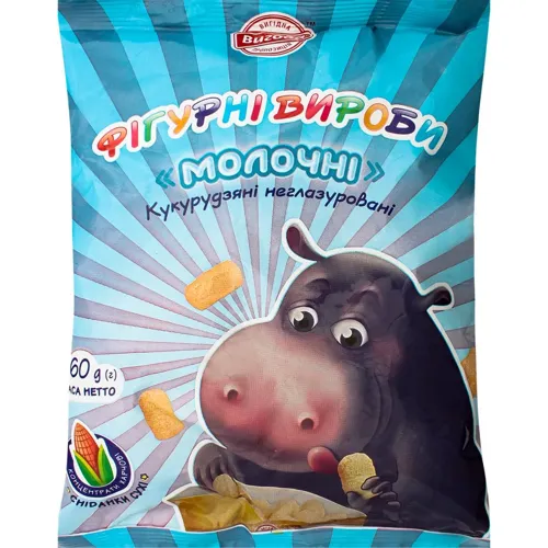 Вироби фігурні Вигода кукурудзяні молочні неглазуровані 60г