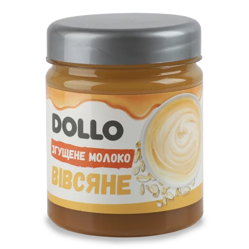 Молоко Згущене Вівсяне Dollo, п/б, 220г