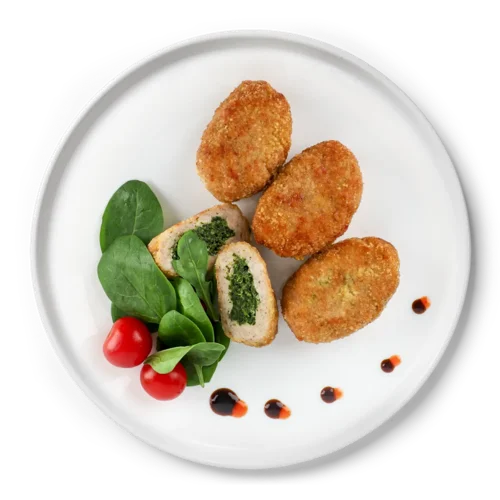 Курячі котлети зі шпинатом