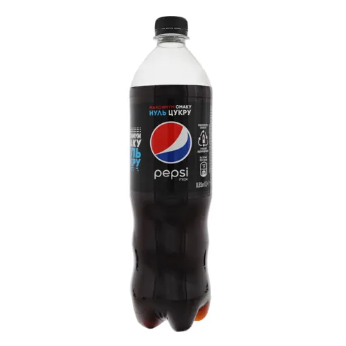 Напій безалкогольний сильногазований безкалорійний Black Pepsi 0.85л