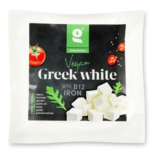 Сир Рослинний Зі Смаком Грецького Сиру Фета Vegan Gourmet Green, в/у, 150г