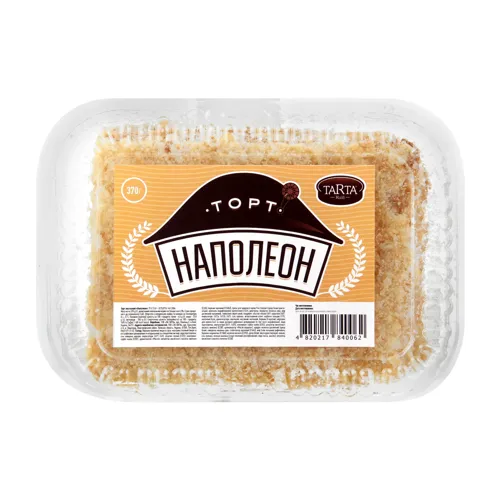 Торт листковий Наполеон Tarta к/у 370г
