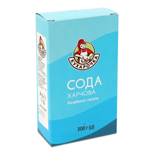 Сода Харчова Вищого Ґатунку, Картонна Упаковка, 300 Г