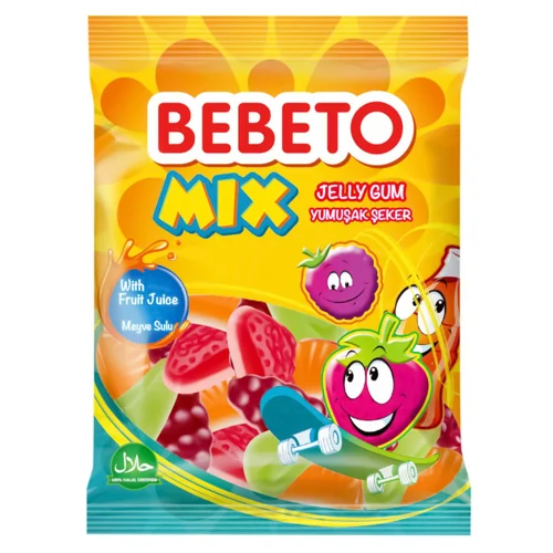 Жувальні цукерки Bebeto Асорті  80г