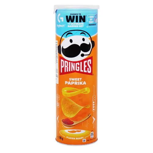 Чіпси Pringles картопляні зі смаком солодка паприка 185г