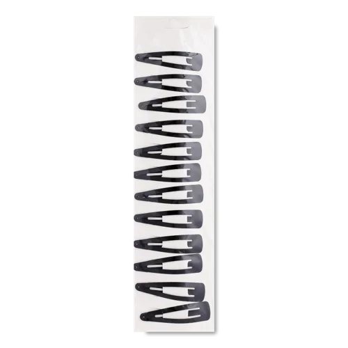 Заколка-Хлопавка Для Волосся Однотонна, 6см, №KYYW132, Greenwich Products Co. Limited, 12шт, асорті