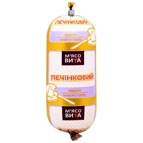 Паштет М'ясовита Печінковий вищого сорту 150г