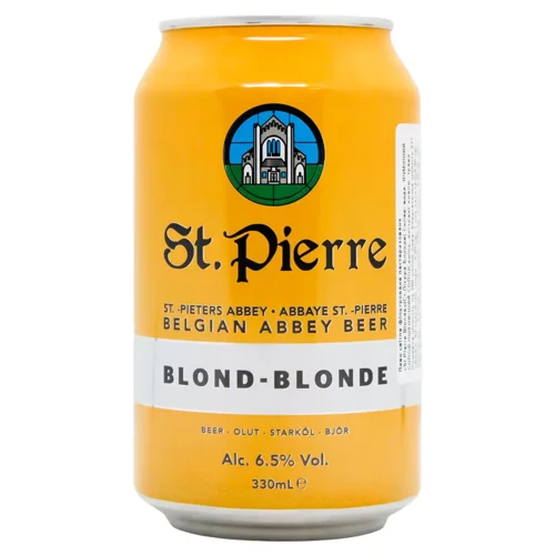 Пиво St.Pіerre Blonde 0.33л 6,5% з/б