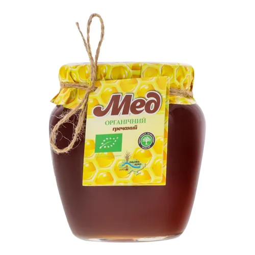 Мед органічний гречаний Галекс-Агро с/б 700г