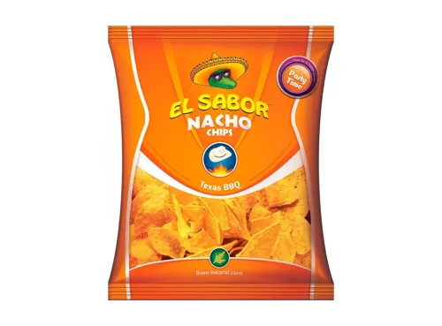Чіпси El Sabor Начо кукурудзяні зі смаком барбекю 100г