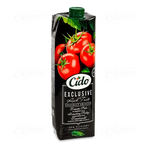 Сік Cido Exclusive томатний із морською сіллю, 1л