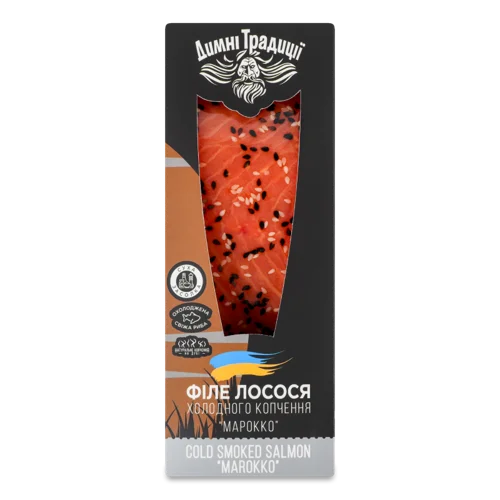 Філе Лосося Копчене Традиції Х/К, 1 кг