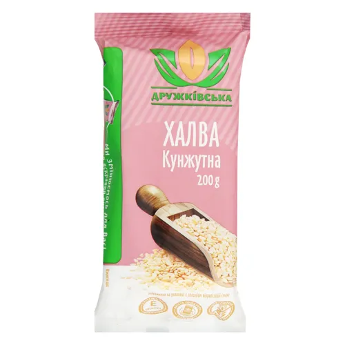 Халва тахинна з насіння кунжуту Дружківська м/у 200г