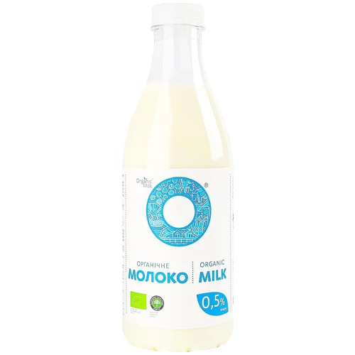Молоко Organic Milk пастеризоване 0,5% 900г