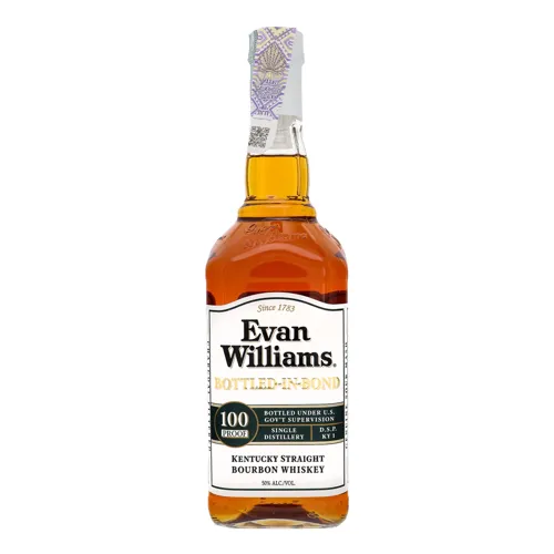 Бурбон 0.75л 50% Bottled-in-Bond White Evan Williams пл
