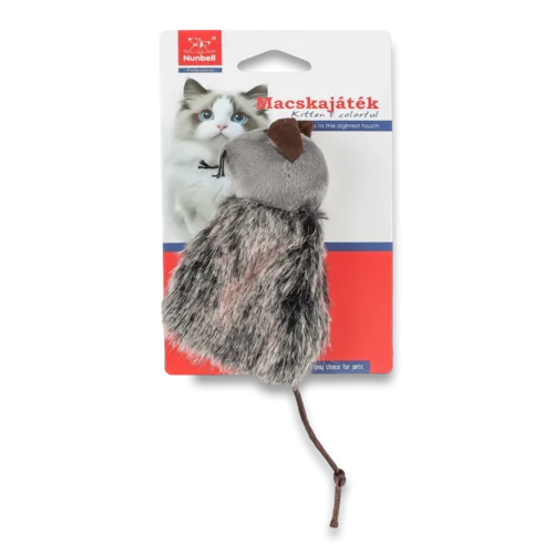 Іграшка для котів Мишка з котячою м'ятою 10х6см
