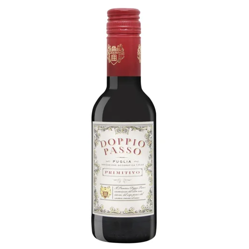 Вино Doppio Passo Primitivo Puglia червоне напівсухе 13% 250мл