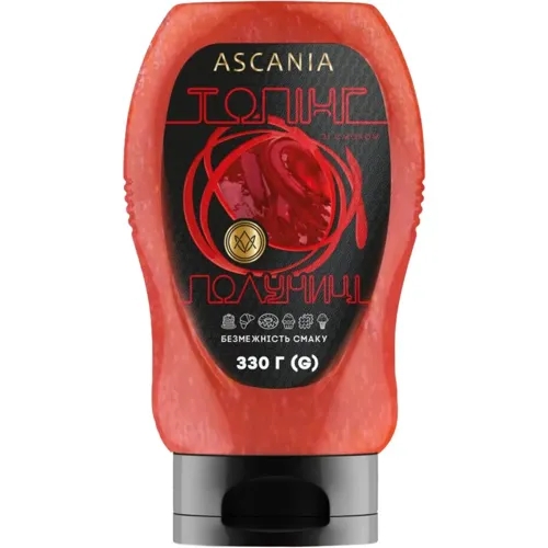Топінг Асканія зі смаком полуниці 300мл