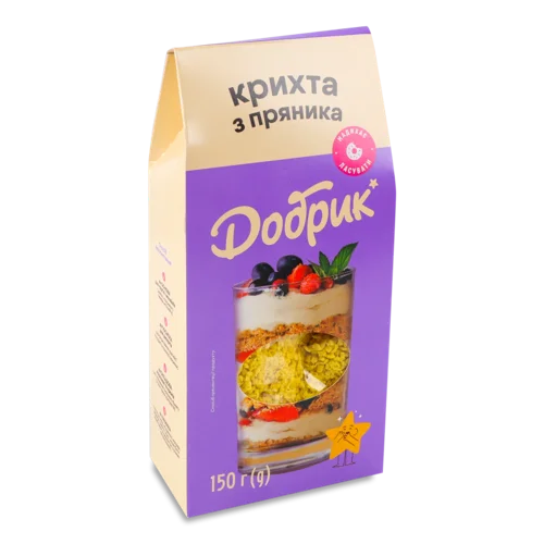 Крихта Пряника Жовта, Вищого Ґатунку, Картонна Упаковка, 150г