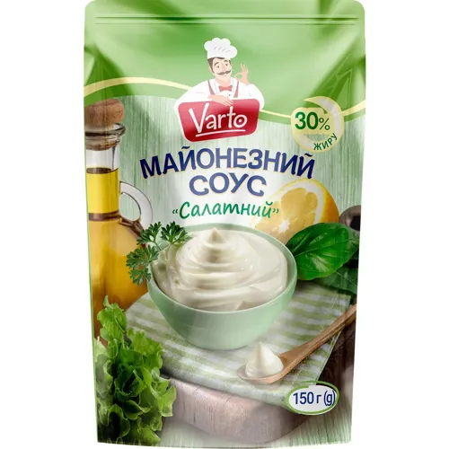 Майонезний соус Varto Салатний 30%, 150г