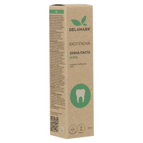 Зубна паста DeLaMark м'ята 80мл