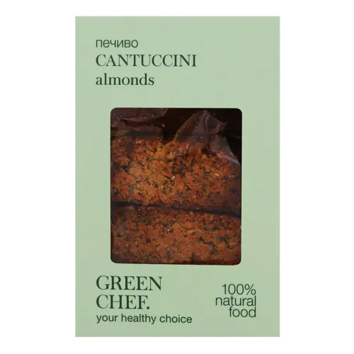 Печиво Cantuccini з мигдалем Green Chef 125г