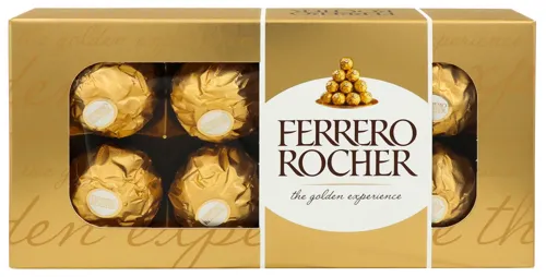 Цукерки вафельні в молочному шоколаді з лісовими горіхами Ferrero Rocher