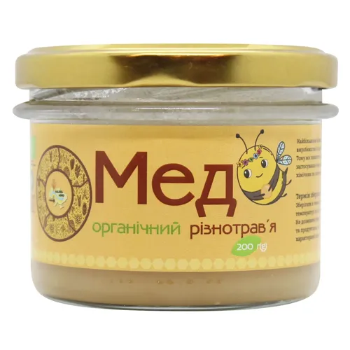 Мед Galeks-Agro Різнотрав'я органічний 200г