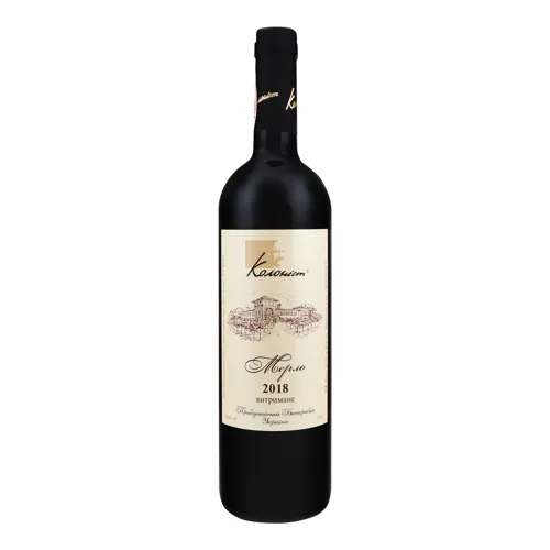 Вино 0.75л 13.5% червоне сухе Каберне Мерло Колоніст пл