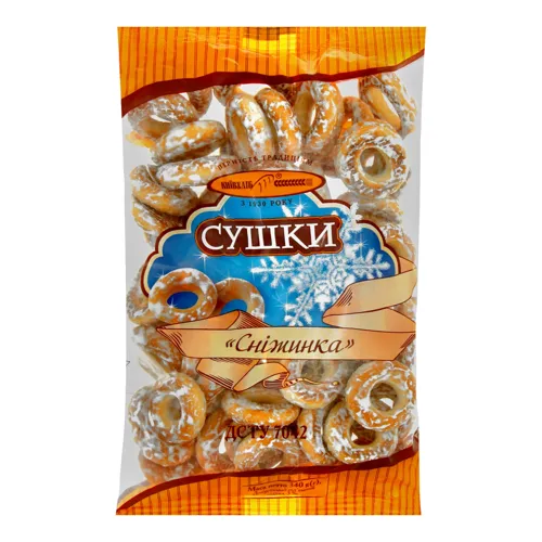 Сушки Сніжинка Київхліб м/у 340г