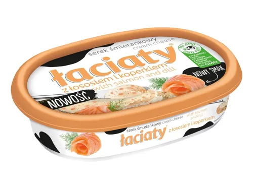 Паста сиркова Laciaty з лососем та кропом 57,5 %, п/уп 135г