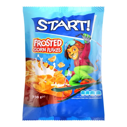 Пластівці кукурудзяні глазуровані Start! м/у 700г