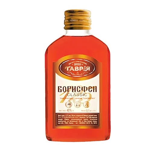 Бренді Таврія Борисфен Classic 40% 100мл