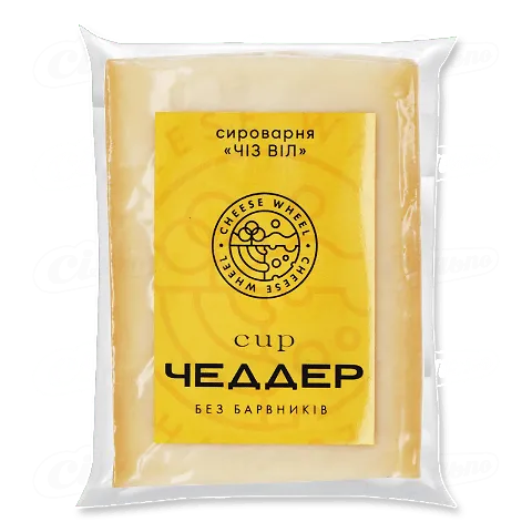 Сир «Лавка традицій» Cheese Wheel Чеддер твердий 50%, кг