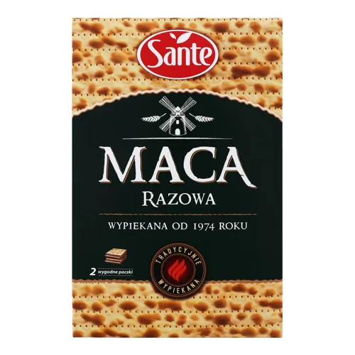 Маца Цільнозернова з борошна грубого помелу пшениці Sante