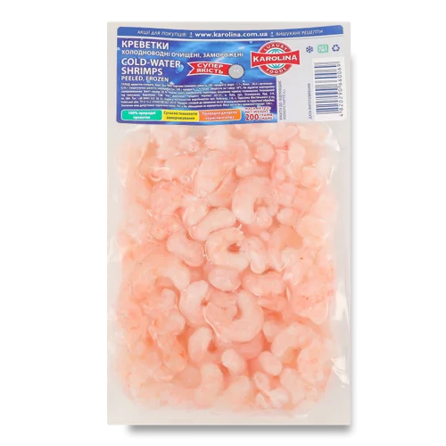 Креветки Заморожені Холодноводні Очищені в/ґ, 200г
