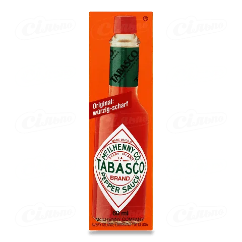 Соус Tabasco перцевий червоний, 60мл