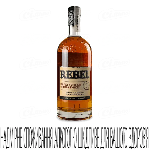 Віскі Rebel Bourbon KSBW, 1л