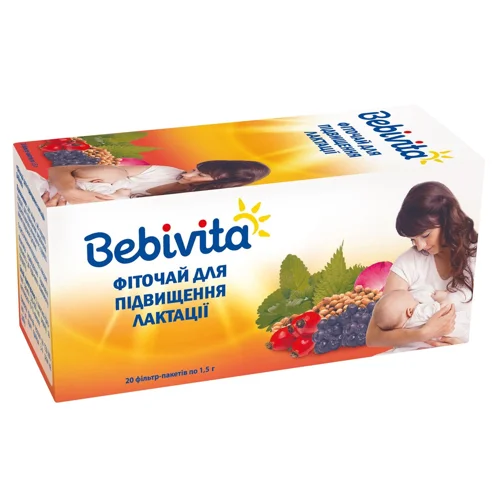 Фіточай Bebivita для підвищення лактації 20штх1,5г