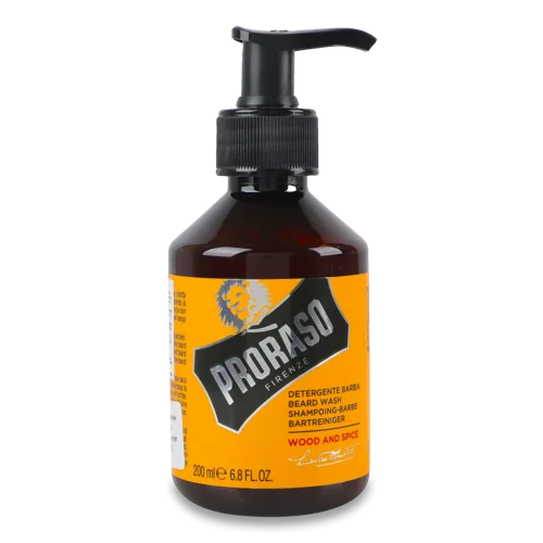 Шампунь для Бороди Wood and Spice Proraso, 200мл
