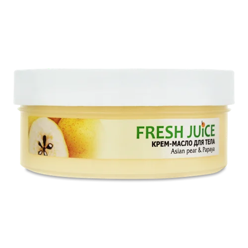 Крем-масло для тіла Asian Pear & Papaya, натуральне, в/ґ, 225 мл
