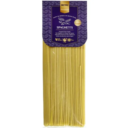Макаронні вироби Metro Premium Спагеті з твердих сортів пшениці 500г