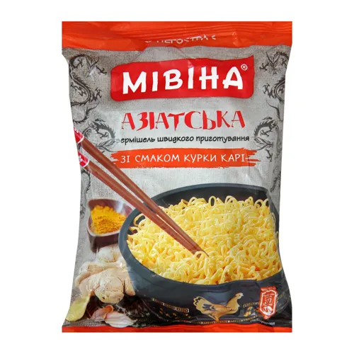 Вермішель Мівіна Азіатська зі смаком курки карі 52,9г х104