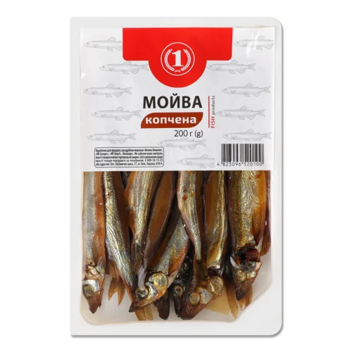 Мойва Варено-Копчена ТМ '1', Х/К, Лоток 200г