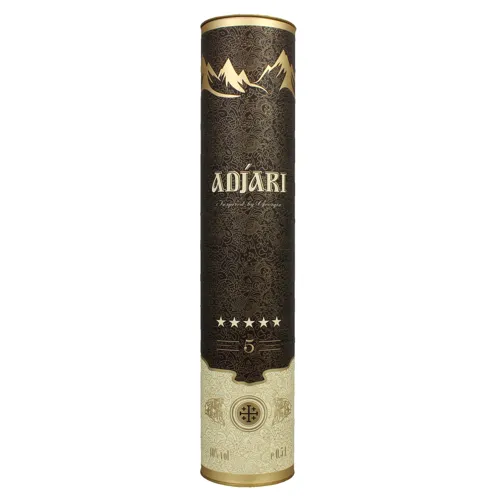 Коньяк 0.5л 40% ординарний П'ять зірочок Adjari туб