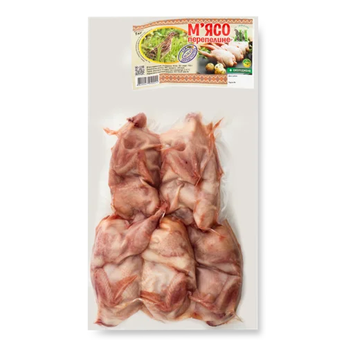 Перепелине М'ясо Вищого Ґатунку, Вакуумна Упаковка, 1 кг
