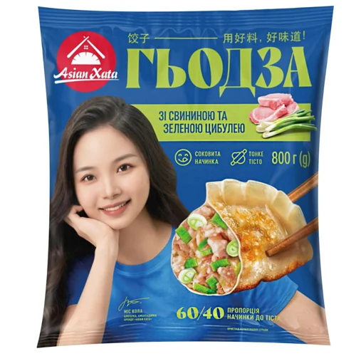 Гьодза Asian Xata зі свининою та зеленою цибулею 800г